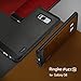 Ringke Flex S Compatible with Galaxy S8 Case Classy Slim Look Flexible TPU Premium Hard PC Leather Hybrid Protection Non Slip Tactile Grip Scratch Resistant for Samsung Galaxy S8 (2017) - Brown