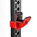 Lifeline C1 Pro Half Rack – 1,000lb rated, 2”x3” 11-Gauge Heavy Grade Steel, Numbered Uprights, Multi-Grip Pullup, Plate Storage Posts, Bar Holders, Reinforced Spotter Arms and J-Hooksthumb 2