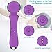 Personal Handheld Wand Massager Powerful Magic, Cordless, Rechargeable, Waterproof, Therapeutic for Foot Back Neck – Upgraded 8 Speeds 20 Patterns (Purple)thumb 1