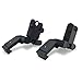 TACTICON 45 Degree Offset Flip Up Iron Sights for Rifle Includes Front Sight Adjustment Tool | Rapid Transition Backup Front and Rear Iron Sight BUIS Set Picatinny Rail and Weaver Rails