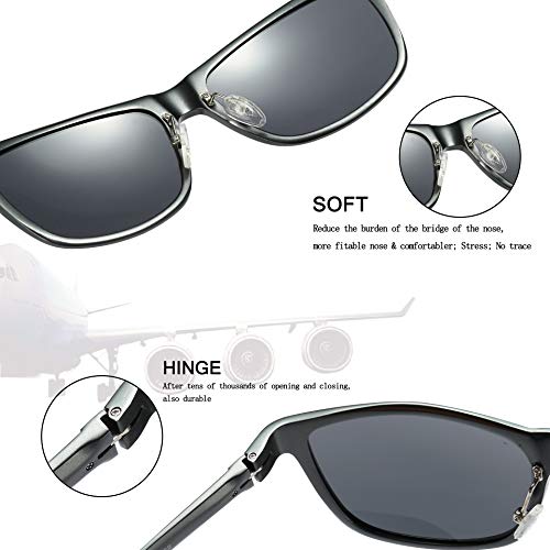 Bircen Mens Polarized Sunglasses UV Protection Fishing Driving Sunglasses for Men Women - Thumbnail 4