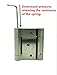 Ranbo 3 Inch Double Action Spring Hinges 304 Stainless Steel Self Closing Two Way Acting 3mm Thick Hinges for Exterior Cafe Saloon Pub Swinging Doors, Including Pins and Screws, 1 Pair, Brushed