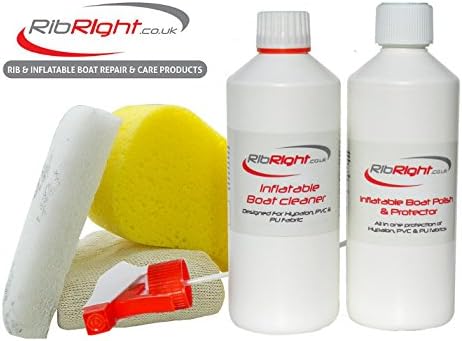 RIB / Inflatable Boat Cleaning Set - All In One PRO VALET KIT - Cleaner-Polish