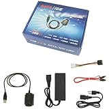 AGPtek SATA/PATA/IDE Drive to USB 2.0 Adapter Converter Cable for Hard Drive Disk HDD 2.5" 3.5" with External AC Power Adapter