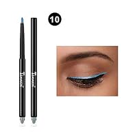 Cutelove Colorful Waterproof Eyeliner Pencil with Sharpener Smudger Tip for Blending