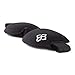 Bedtime Bliss Luxury Sleeping Eye Mask for Men & Women. Our Sleep Masks are Adjustable, Contoured & Comfortable for Full Blackout - Includes Carry Pouch and Ear Plugs - Black