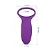 Cock Ring - 7 Speed Silicone Waterproof Peins Ring USB Charging Vibrator (Z Purple 22)