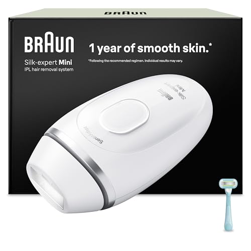Braun IPL Geräte Haarentfernung Silk·expert Mini, PL1104, Weiß
