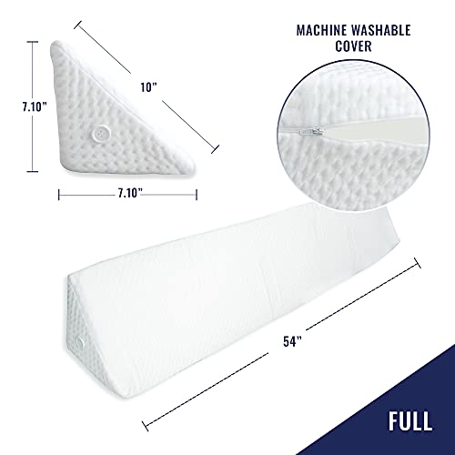 Bed Wedge Mattress Filler Pillow Full Headboard & Gap Filler