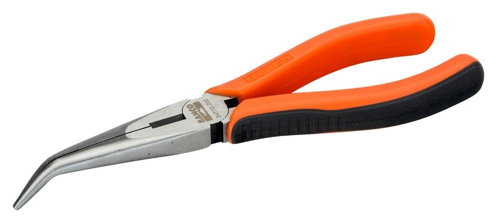 Bahco 2477G200 Snipe Nose Plier Bent 200mm