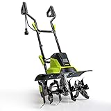 REYLEO Electric Tiller, Cultivator, 18" 13.5-AMP