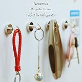 Neosmuk Magnetic Hooks Heavy Duty 20lbs Pack of 10 for Fridge Curtain Grill view 3