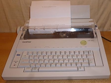 Brother AX-210 elektrische Schreibmaschine mit Korrektur