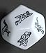 Novelty 12 Sided Erotic Adult Dice Toys Couple Game and Glow in the Dark Erotic Dice （Set of 4）