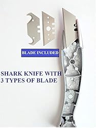 Zimpty shark knife with utility knife and 10 pcs