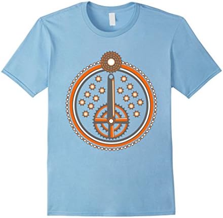 Men's Mountain bike road biking collage t-shirt 2XL Baby Blue