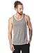 Alternative Men's Jersey Marine Side Panel Tank, Eco Grey/Grey Riviera Stripe, L