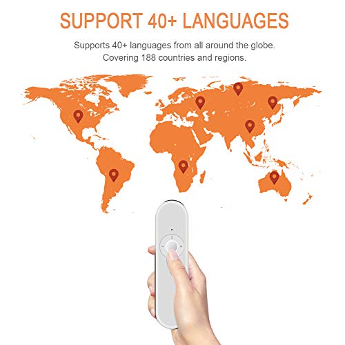 Smart Language Translator Device, Portable Real Time Instant Two-Way Language Translation Support 40+ Language, Work with WiFi and Mobile Phone Hotspot for Learning, Travel and Bussiness Conversation - Thumbnail 2