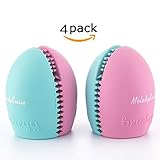 MelodySusie® Makeup Brush Cleaner / Brush Egg for Makeup Brushes (4 Pack)