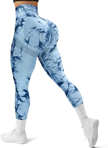 GILLYA Workout Leggings for Women,Butt Lifting Leggings, Seamless High  Waisted Tummy Control,Squat Proof, 4 Way-Stretch,Gusseted Crotch, Booty  Tight for Gym Workout, Yoga, 1# Upgrade Blue Tie Dye, M price in UAE |