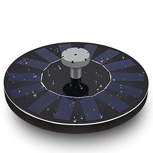 SOARAISE Solar Fountain, Solar Powered Bird Bath Fountain Water Pump for Outdoor Garden, Pond, Pool - Thumbnail 7