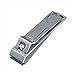 Clyppi Straight Edge Toenail Clippers for Thick Toenails - Swing Out Nail Cleaner/File - Gifts for Men & Women - Best Sharp Stainless Steel Clipper - Wide Easy Press Lever