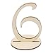 MagiDeal Wooden 10 cm Table Numbers 1-10 Basic Set Wedding Birthday Party French