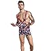 F plus R Men's High Waist American Flag Wrestling Singlet Bodywear Uniform