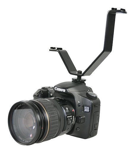 Fancierstudio Dual Mount Light And Sound Bracket, Camcorder Dual Mount Bracket for Video Lights and Microphones