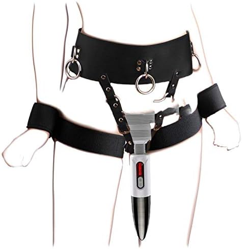 Maxcoo Tshirt Thierrry Forced Restraint Kit Chastity Briefs Strap Device Av Ví-bratór Māsturbātǐón Belt Wrist to Thigh Cuffs Bondag,L Training