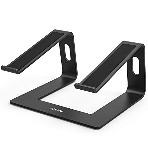Besign LS03 Aluminum Laptop Stand, Ergonomic Detachable Computer Stand, Riser Holder Notebook Stand Compatible with MacBook Air Pro, Dell, HP, Lenovo More 10-15.6″ Laptops