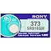 Sony 373 (SR916SW) 1.55V Silver Oxide 0%Hg Mercury Free Watch Battery (2 Batteries)