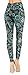VIV Collection One Size Print Fashion Leggings, Underwater Paisley