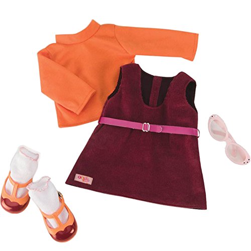 Our Generation Dolls Red Letter Day - Orange Roll Neck Red - Want It All