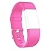 RedTaro Replacement Bands Compatible with Fitbit Charge 2, Classic & Special Edition Adjustable Sport Wristbands for Fitbit Charge 2 Women Men Large Small Hot Pink