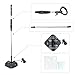LIGHT 'N' EASY Steam Mop, Powerful Floor Steamer Cleaner Mopper with Automatic Steam Control for Hardfloor, Laminate, Tile, Grout and Carpet (Blue)