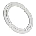 TamBee 8 Inch Aluminum Lazy Susan Heavy Duty Metal Rotating Hardware Turntable Bearings Ring 200mm Silver Turntable on Dining-table