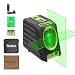 Self-leveling Laser Level - Huepar Box-1G 150ft/45m Outdoor Green Cross Line Laser Level with Vertical Beam Spread Covers of 150&deg;, Selectable Laser Lines, 360&deg; Magnetic Base and Battery Included