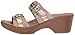 Dansko Women's Jessie Flat Sandal, Taupe Marble Suede, 40 EU/9.5-10 M US