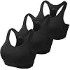 HBselect 3 Pack Comfort Sport Bras voor Vrouwen UK met afneembare BH-pads, draadloze naadloze plus size slaapbh’s voor…