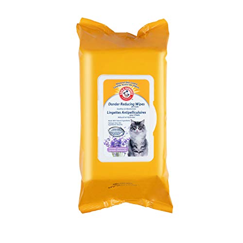 Arm & Hammer Dander Reducing Cat Wipes 100 Count Lavender Scent Cat