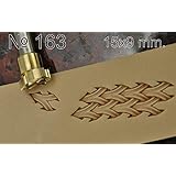 Leather Working Tools Carving Punches Stamp Craft Saddle Brass #163