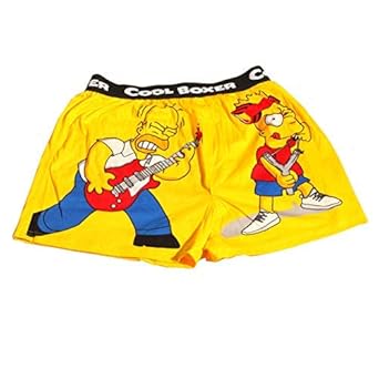 Buy Lalingerie Yellow Cartoon Boxers Menswear Shorts Size Small At Amazon In