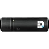 D-Link WiFi USB Adapter AC1200 Mini Wireless Internet Dual Band 3.0 Wi-Fi Netowrk Desktop Laptop (DWA-182),Black