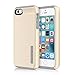 iPhone SE 5S 5 Case, Incipio iPhone SE 5S 5 Case DualPro Shockproof Hard Shell Hybrid Rugged Dual Layer Protective Outer Shell Shock and Impact Absorption Cover - Champagne/Grey