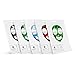 Premium Quality 5-Pack Happy Skin Rejuvenating Facial Sheet Mask - All Natural Mask For All Skin Types - Rejuvenating Sheet With Green Tea, Collagen, Aloe Vera, Charcoal & Rose - Cruelty Free