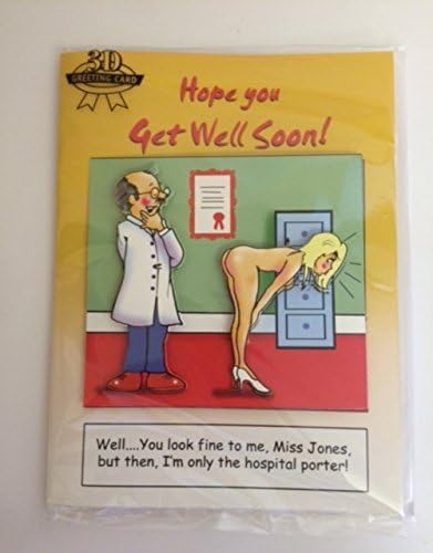 Gratuit Images 3d Cartes De Vœux Get Well Soon Cartes Blague Funny Adulte actualisé par