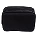 HDE Personal Travel Shower Organizer Hanging Toiletry Wash Bag Bathroom Tote (Black)