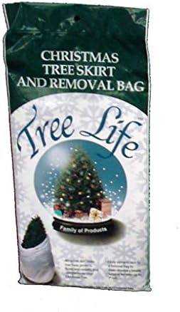 Tree Life 100% Biodegradable Christmas Tree Skirt and Removal Bag