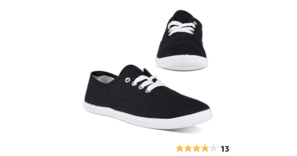 amazon black canvas shoes